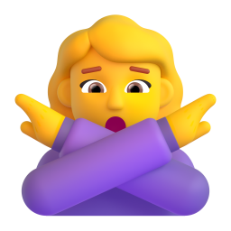 Woman Gesturing No 3D