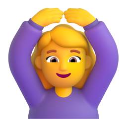 Woman Gesturing OK 3D