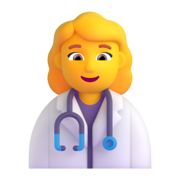 Woman Health Worker 3D