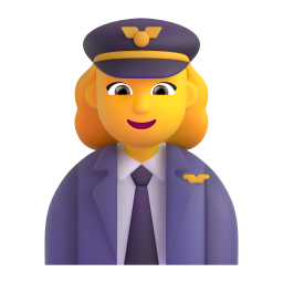 Woman Pilot 3D
