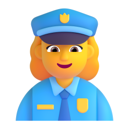 Woman Police Officer 3D