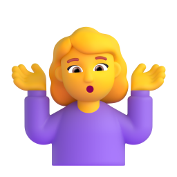 Woman Shrugging 3D