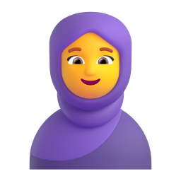 woman with headscarf 3D