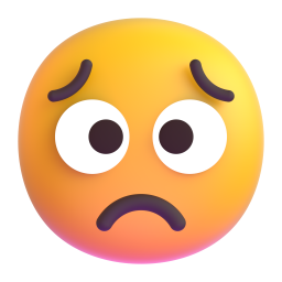 Worried Face 3D
