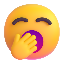 Yawning Face 3D