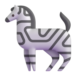 Zebra Face 3D
