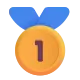 First Place Medal Color