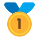 First Place Medal Flat