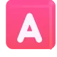 Negative Squared Latin Capital Letter A Color