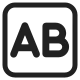 Negative Squared AB High Contrast