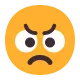 Angry Face Flat