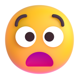 Anguished Face 3D