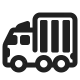 Articulated Lorry High Contrast
