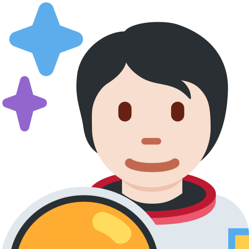 Astronaut Light Skin Tone
