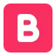 Negative Squared Latin Capital Letter B Flat