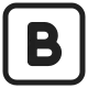 Negative Squared Latin Capital Letter B High Contrast