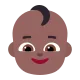 baby: medium-dark skin tone Flat