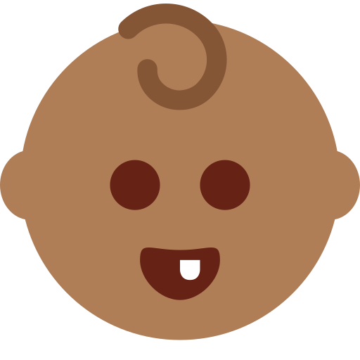 baby: medium-dark skin tone