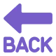Back with Leftwards Arrow Above Flat