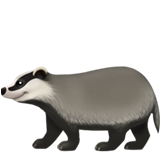 Badger Apple Emoji