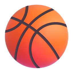 Basketball and Hoop 3D