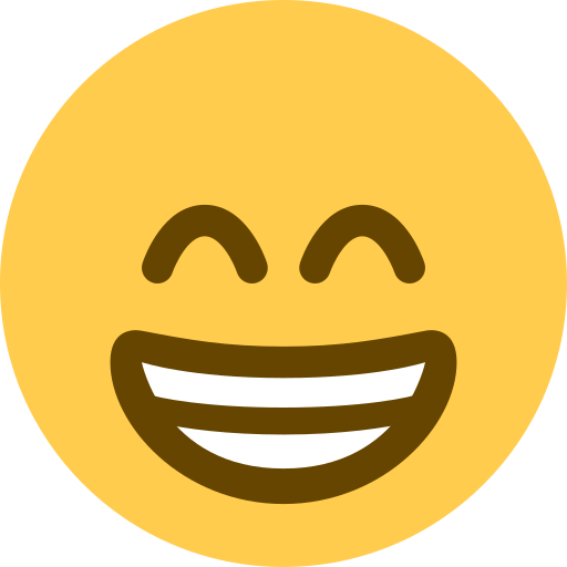 Grinning Face with Smiling Eyes