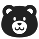 Bear Face High Contrast
