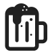 Beer Mug High Contrast