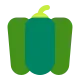 Bell Pepper Flat