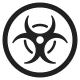 Biohazard Sign High Contrast