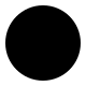 Medium Black Circle Flat