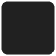 Black Large Square High Contrast