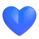 Blue Heart Color