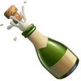 Bottle with Popping Cork
