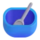 Bowl with Spoon Color