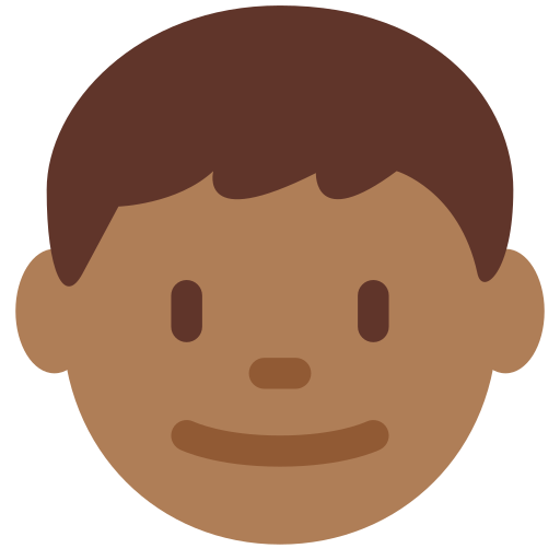 boy: medium-dark skin tone