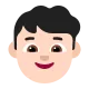boy: medium-light skin tone Flat