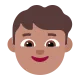 boy: medium skin tone Flat