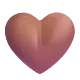 Brown Heart Color