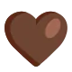 Brown Heart Flat