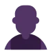 Bust in Silhouette Flat