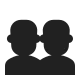Busts in Silhouette High Contrast