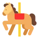 Carousel Horse Flat