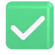 White Heavy Check Mark Color
