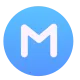 Circled Latin Capital Letter M Color