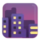 Cityscape at Dusk Color