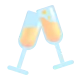 Clinking Glasses Color