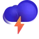 Cloud with Lightning Color