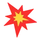 Collision Symbol Flat
