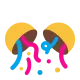 Confetti Ball Flat